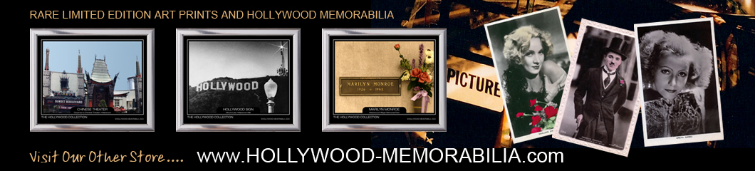 hollywood memorabilia banner